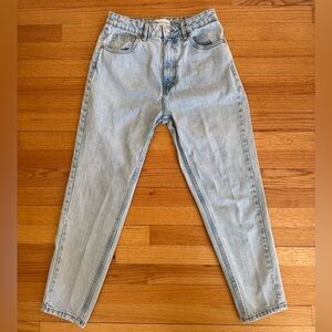 Zara High Rise Straight Jeans